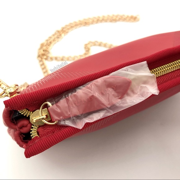 🆕 Burberry Beauty Line Cosmetic Pouch to Crossbody Bag, Dark Red, Nova Check - Picture 4 of 14